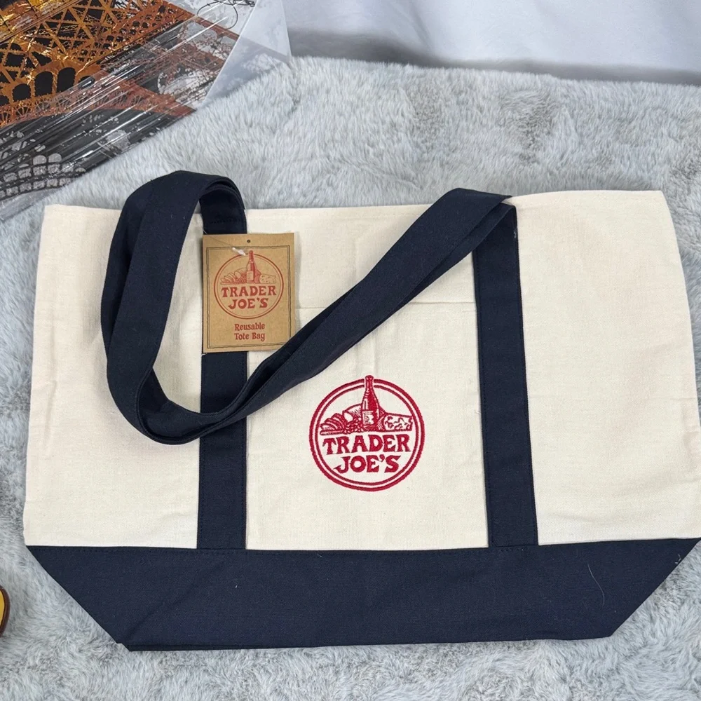 Trader Joe's Canvas Tote Bag - Picture 2 of 8